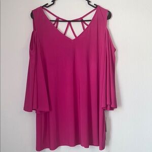Coco Bianco Pink Cold Shoulder Camisole